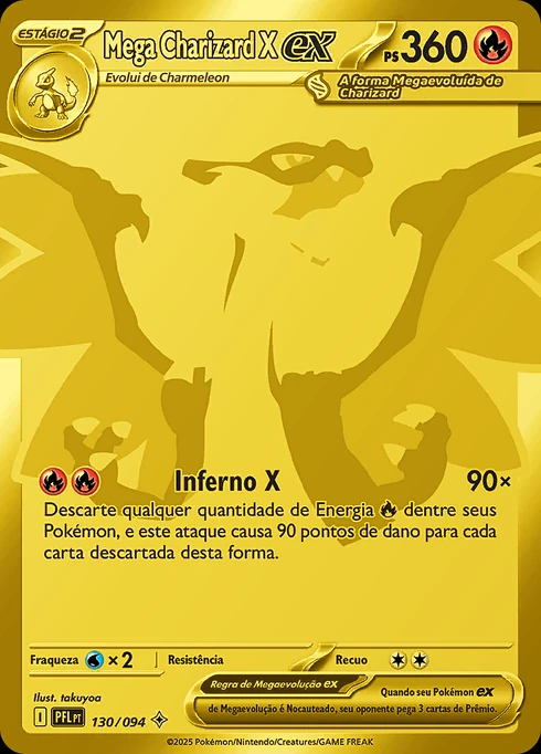 Mega Charizard X ex, ME02 130/094, Hiper Rara