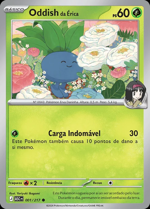 Oddish da Érica, ME2.5 001/217, Comum