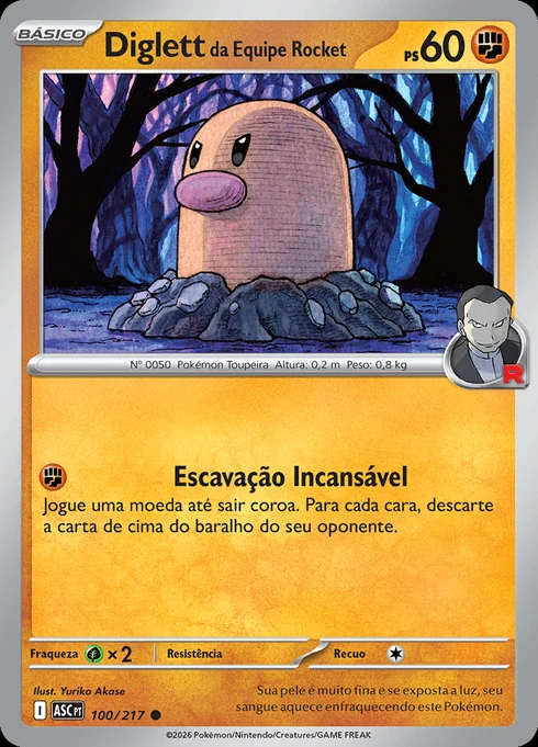 Diglett da Equipe Rocket, ME2.5 100/217, Comum