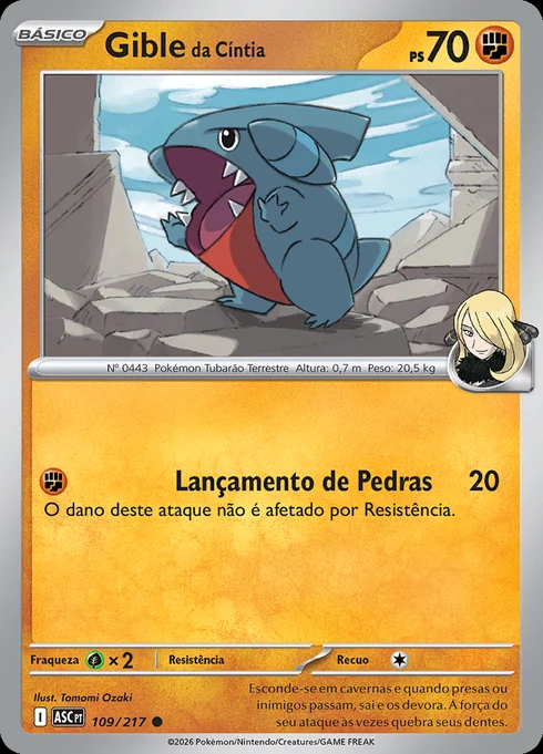 Gible da Cíntia, ME2.5 109/217, Comum