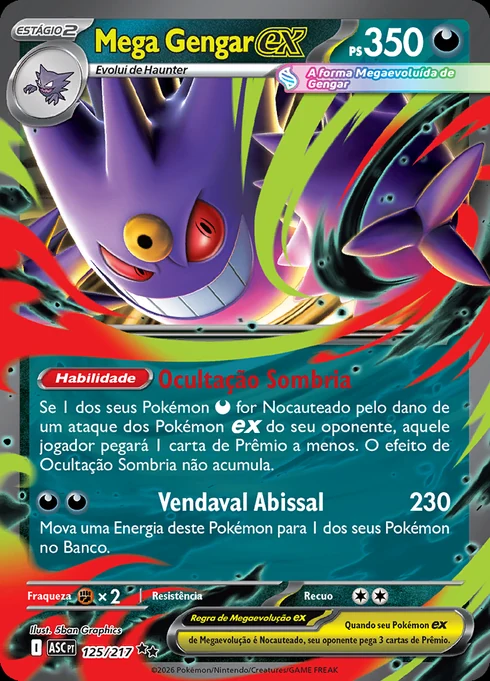 Mega Gengar ex, ME2.5 125/217, Rara Dupla