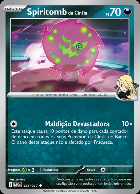 Spiritomb da Cíntia, ME2.5 133/217, Incomum