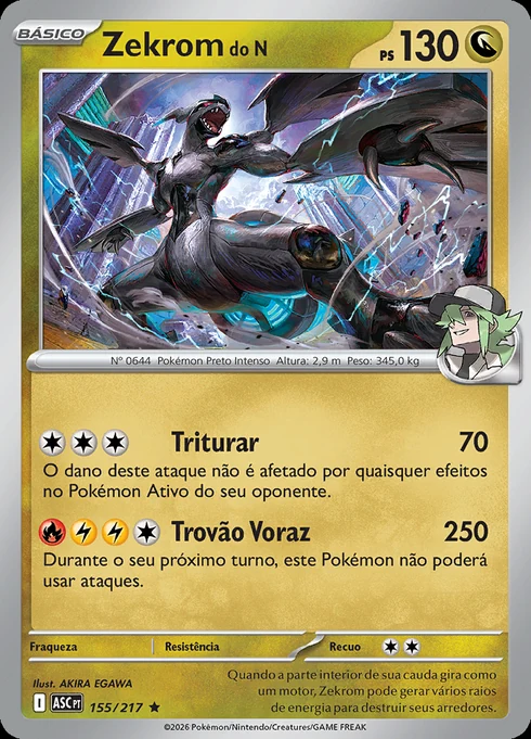 Zekrom do N, ME2.5 155/217, Rara
