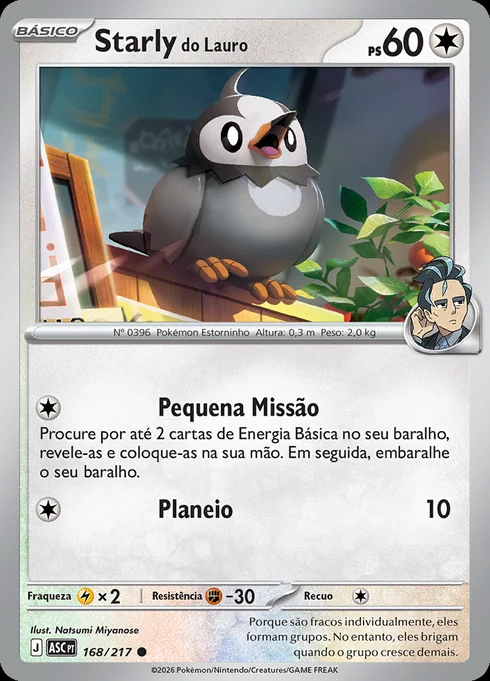 Starly do Lauro, ME2.5 168/217, Comum