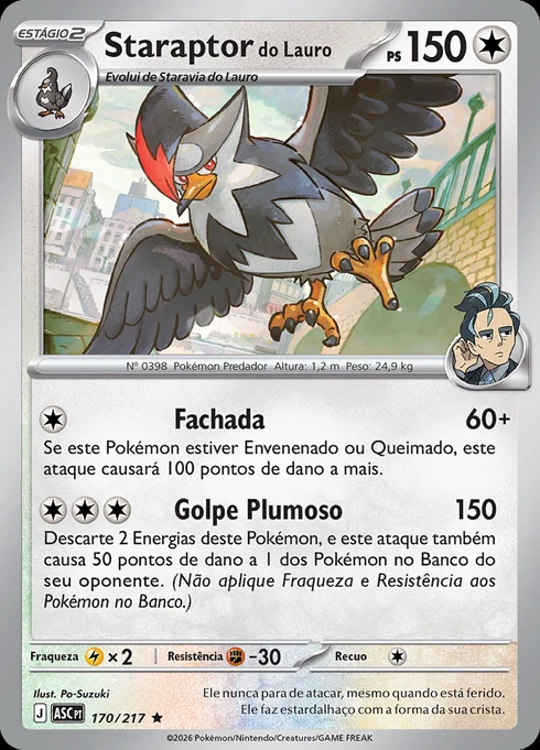 Staraptor do Lauro, ME2.5 170/217, Rara