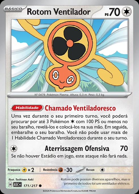 Rotom Ventilador, ME2.5 171/217, Comum
