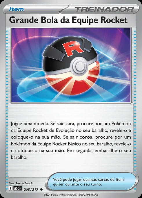 Grande Bola da Equipe Rocket, ME2.5 205/217, Incomum