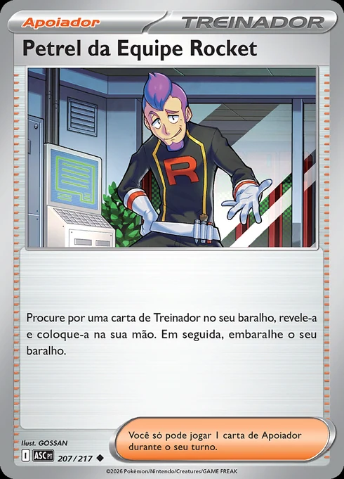 Petrel da Equipe Rocket, ME2.5 207/217, Incomum