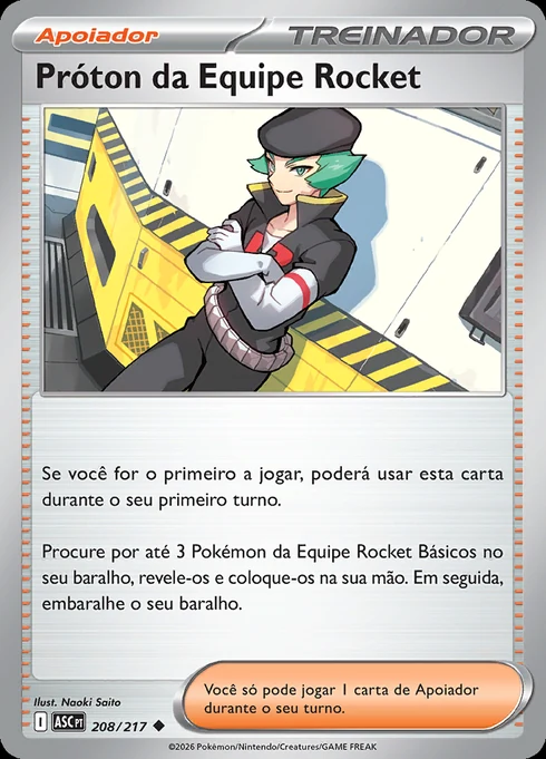 Próton da Equipe Rocket, ME2.5 208/217, Incomum