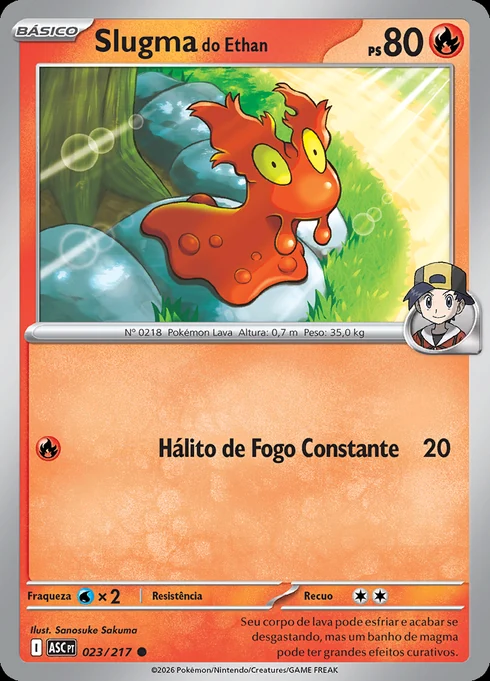 Slugma do Ethan, ME2.5 023/217, Comum