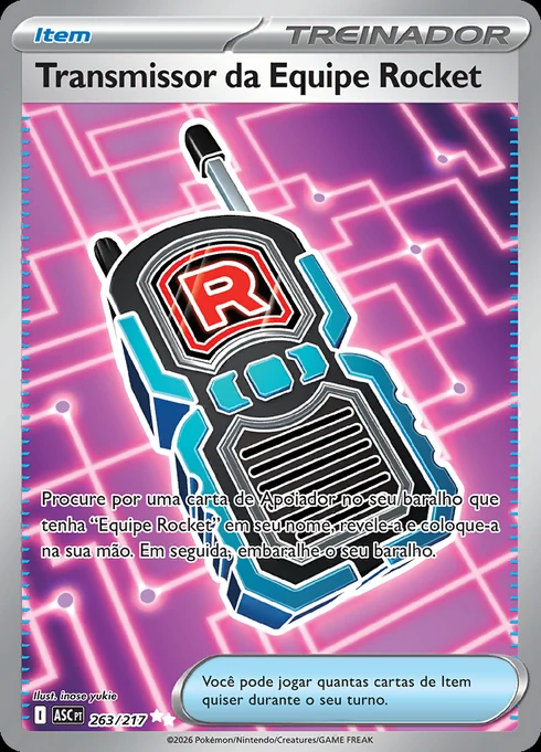 Transmissor da Equipe Rocket, ME2.5 263/217, Ultra Rara