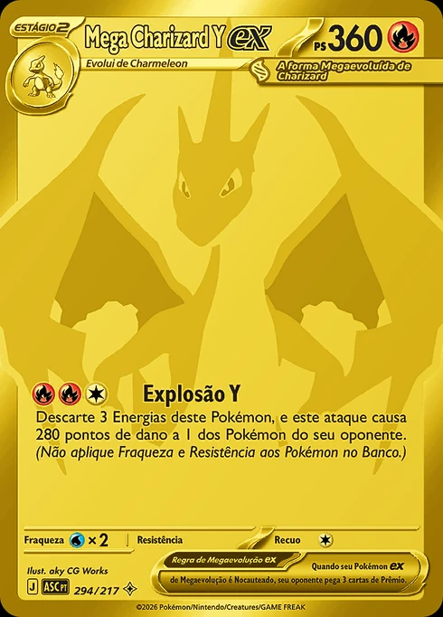 Mega Charizard Y ex, ME2.5 294/217, Hiper Rara