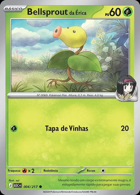 Bellsprout da Érica, ME2.5 004/217, Comum