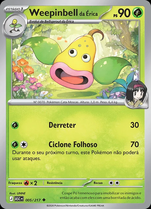 Weepinbell da Érica, ME2.5 005/217, Incomum