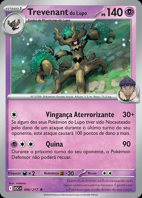 Trevenant do Lupo, ME2.5 096/217, Rara