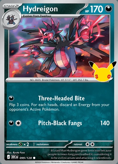 Hydreigon, 30C 099/128, Comum